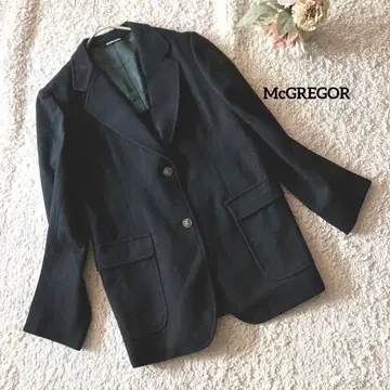 맥레거 McGREGOR 테일러드 자켓 블랙 울 혼방