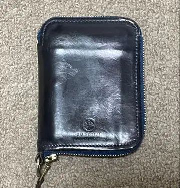 글렌로얄 GLENROYAL 지갑 스몰 지퍼 월렛 다크 블루