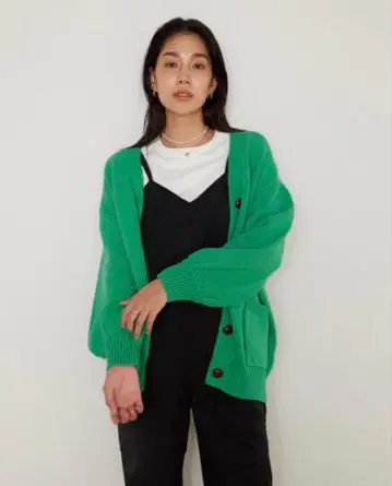 SEA ROOM LYNN 그린 가디건