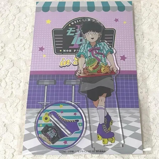 모브사이코 콜라보카페 모브 아크릴스탠드