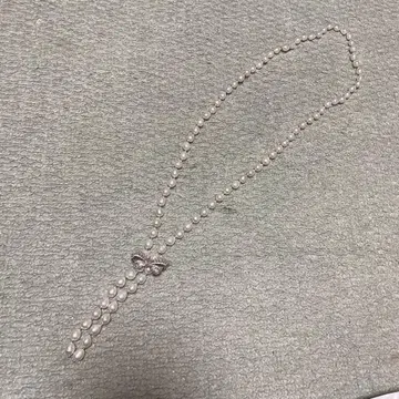 TarTar 펄 리본 목걸이