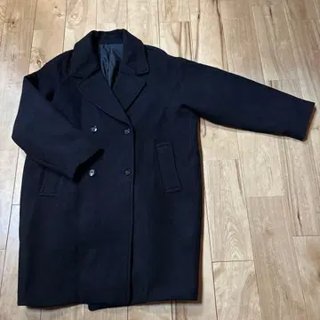 GU 롱 코트 블랙 XL