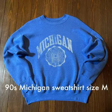 90s Michigan 미시건 칼리지 맨투맨 빈티지 M 사이즈