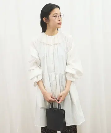 fig London Kitty mini 원피스 화이트