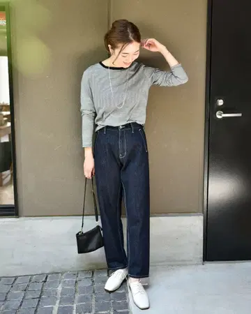 OURHOME ourhome 아워홈 코다와리 실루엣 데님 팬츠