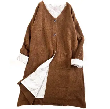 츠하루 바이 사만사 모스모스 안쪽 전체 레이스 롱 코트