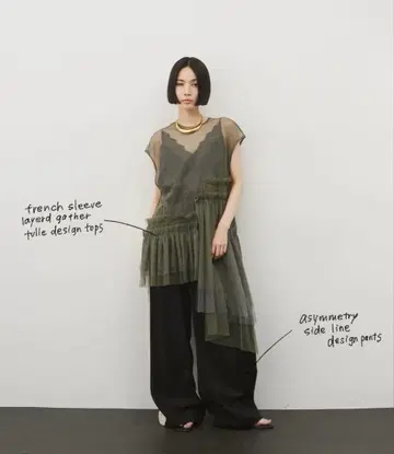 라벨에튀드 LA BELLE ETUDE 튤 상의 미사용 새상품