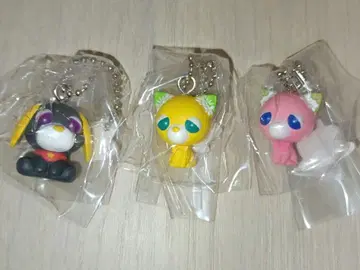 오차이누 초코볼 볼체인 부착 마스코트 3개 세트