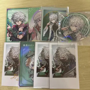 무라쿠모 카게츠 굿즈 묶음 판매 폴라로이드 캔뱃지