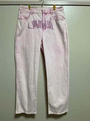 UNKNOWN 핑크 데님 L 사이즈