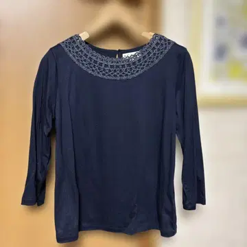 SCAPA 네이비 오부소매 상의