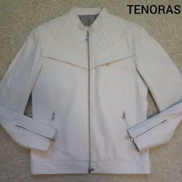 초레어 새상품급 티노라스 라이더 자켓 싱글 라이더 램 가죽 L