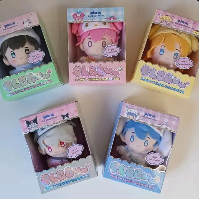 플레이브 앨범 PLAVE 플뿌 PLBBUU 버전 키링 산리오 싱글 2집