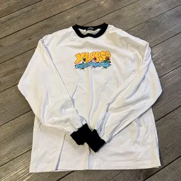 XLARGE 롱 슬리브 T셔츠 L 화이트