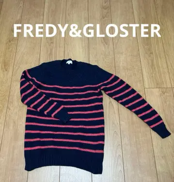 프레디앤글로스터 보더 니트 스웨터 S 사이즈