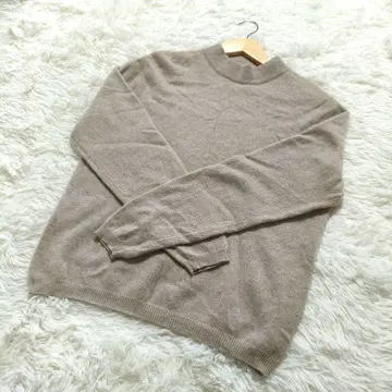 [캐시미어 100%] 니트 스웨터 베이지 M 사이즈