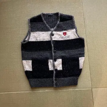 PIASPORTS 스트라이프 니트 베스트 사이즈 M