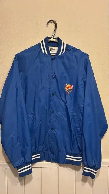 K-BRAND 파랑 바시티 자켓