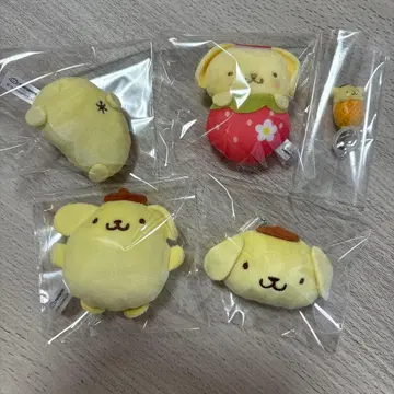 폼폼푸딩 쫀득봉제인형 딸기싸개 메지루시 5종 세트