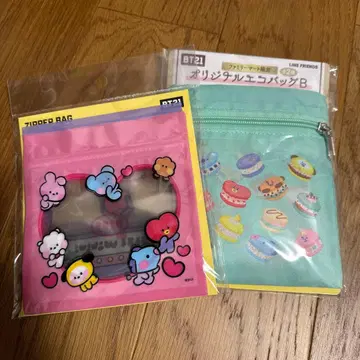 BT21 에코백 지퍼백