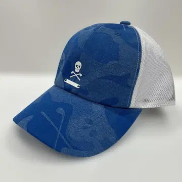 새상품 마크앤로나 카모플라쥬 캡 스컬 로고 포함