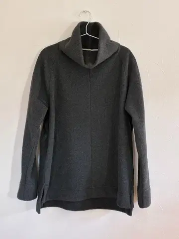 TL-LB11 M 그레이 하이넥 플리스