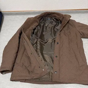 SHIPS 퀼팅 자켓 코트 브라운