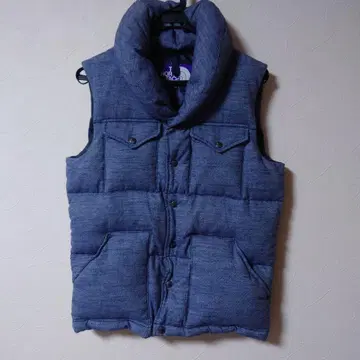 THE NORTH FACE 퍼플 라벨 다운 베스트 M