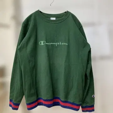 [ XL ] Champion 리버스 위브 다크 그린 트레이닝복