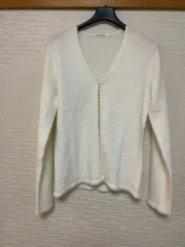 크리스마스 시즌 NARAMAGLIE 모헤어 비쥬 가디건 페미닌 무드 업