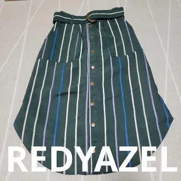 REDYAZEL 레이디 아젤 오리지널 스트라이프 프린트 타이트 스커트