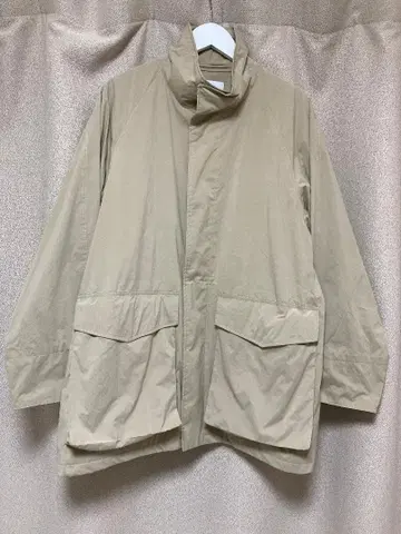 ATON VENTILE SUEDE STAND FIELD COAT 02