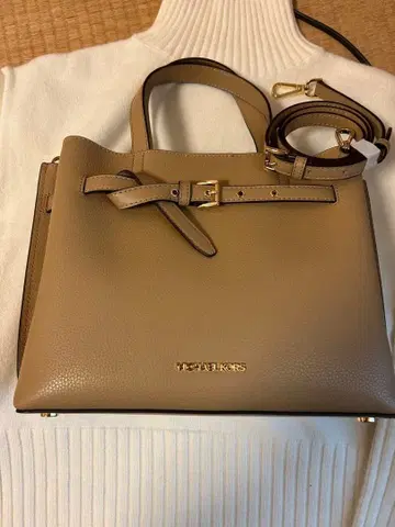 마이클 코어스 베이지 숄더백