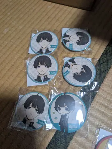 향기로운 꽃은 늠름하게 피다 제비뽑기당 캔뱃지 요다 아야토 6개 세트