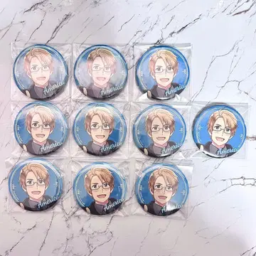 헤타리아 미국 블랙 포멀 캔뱃지