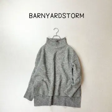 BARNYARDSTORM 하이넥 니트 스웨터