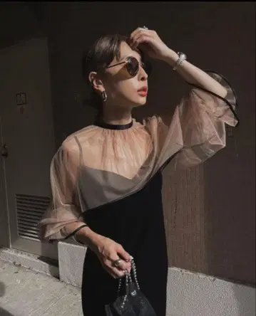 Ameri Vintage 벨로아 원피스