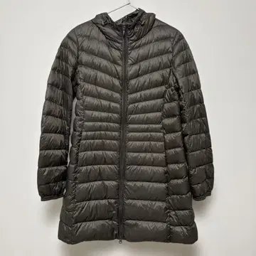 유니클로 후드 부착 롱 다운 자켓 UNIQLO M 사이즈