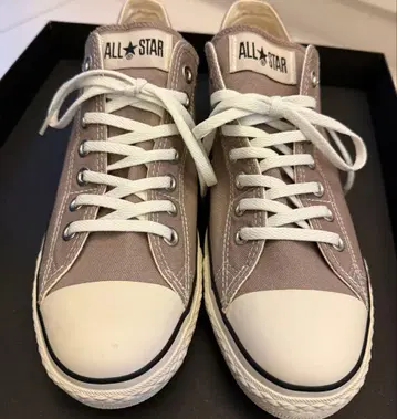 ALL STAR 그레이 로우컷 스니커즈