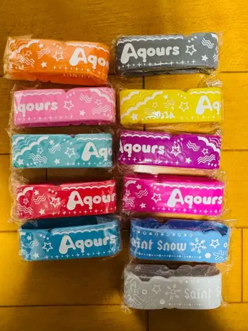Aqours Saint Snow 러버 밴드