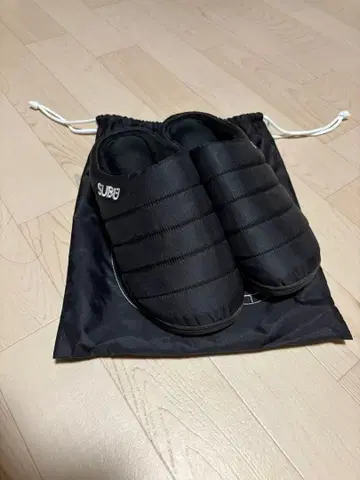 SUBU 블랙 슬립온 수납 봉투 포함