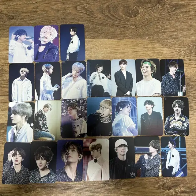 방탄소년단 뷔 양면 포카