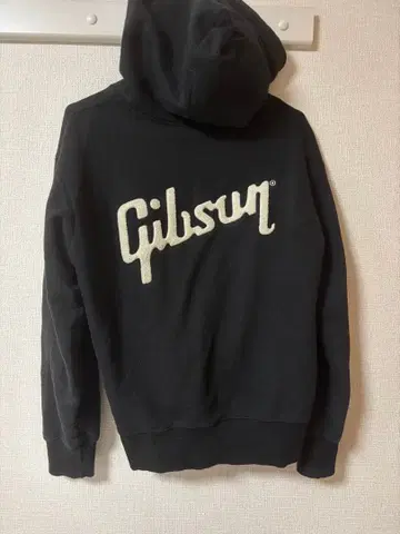 Gibson B'z 블랙 집업 후드티 M