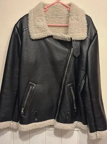 블랙 가죽 자켓
