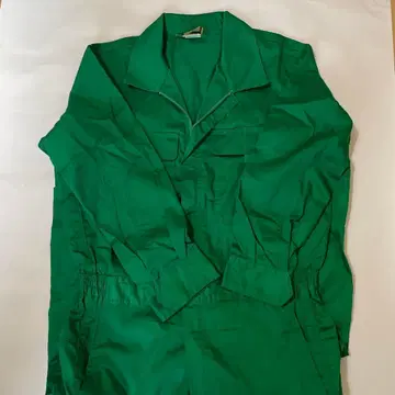 SOWA 9300 그린 컬러 아코디언 플리츠 작업복 S 사이즈