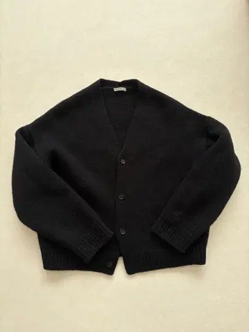 AURALEE (오라리) 가디건 블랙