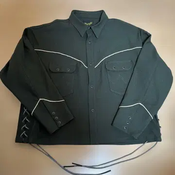 fce Wrangler 콜라보 웨스턴 셔츠 S 그린