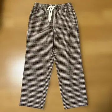 J.CREW 체크 무늬 와이드 팬츠 네이비 계열