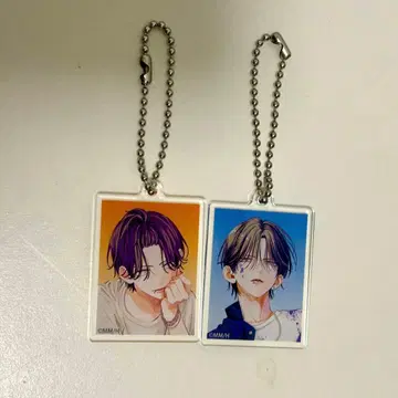 봄의 폭풍과 몬스터 증명사진풍 아크릴 키링 미개봉 새상품