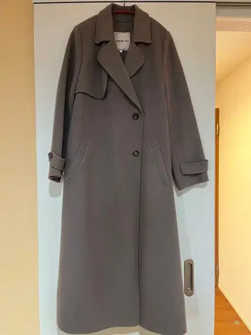 아푸와이저 리셰 더블 브레스트 롱 코트